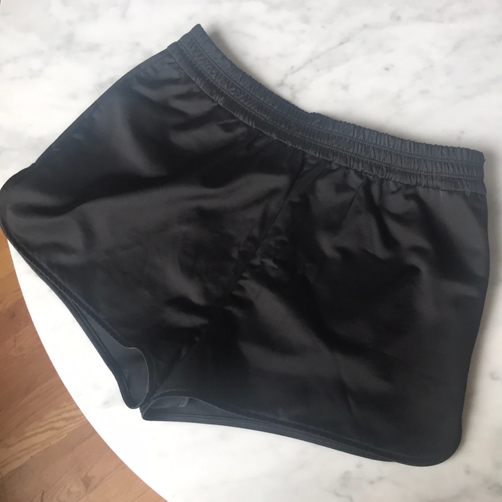 T Alexander Wang black shorts